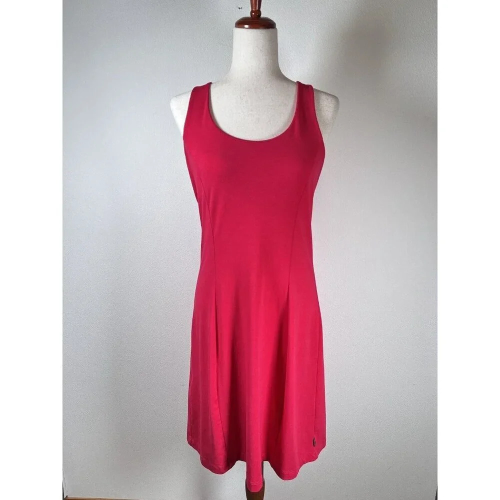 Eddie Bauer Athletic Dress Women's Medium Pink Tank Sleeveless Mini Golf Tennis‎